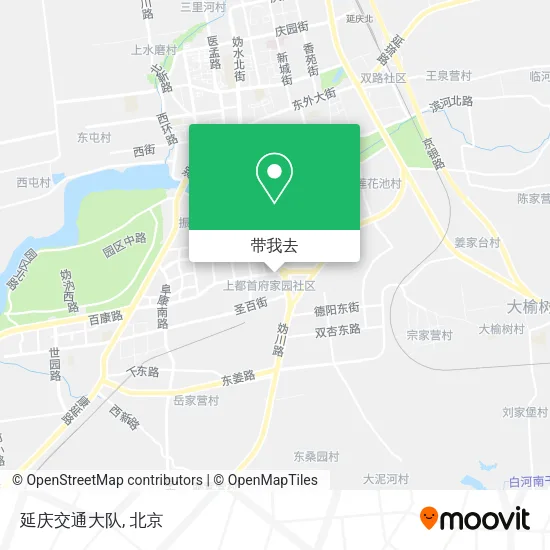 延庆交通大队地图