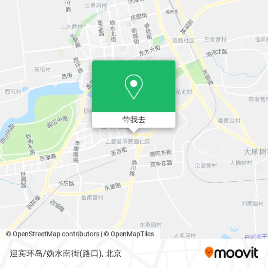 迎宾环岛/妫水南街(路口)地图
