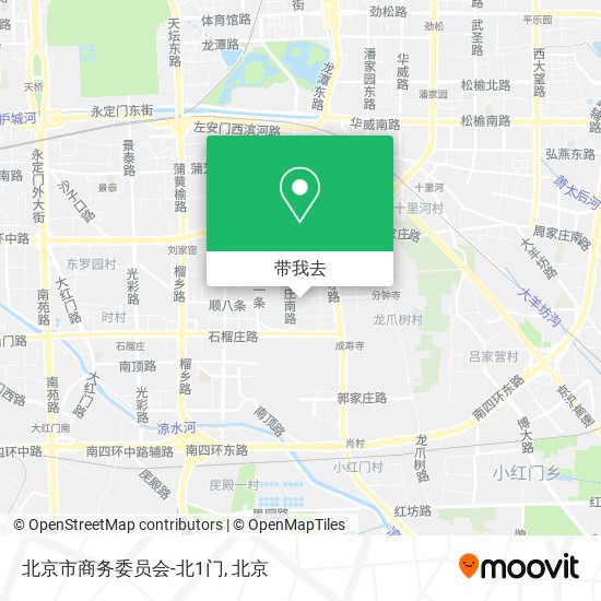 北京市商务委员会-北1门地图