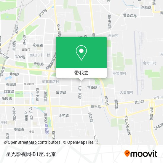 星光影视园-B1座地图
