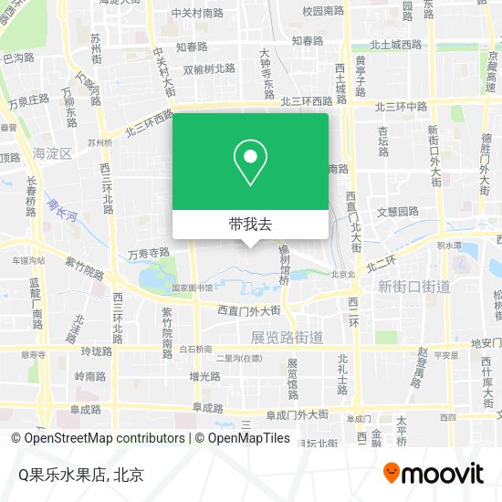 Q果乐水果店地图