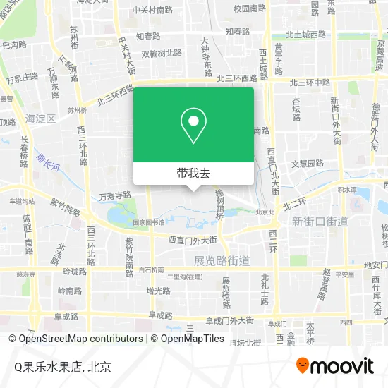Q果乐水果店地图