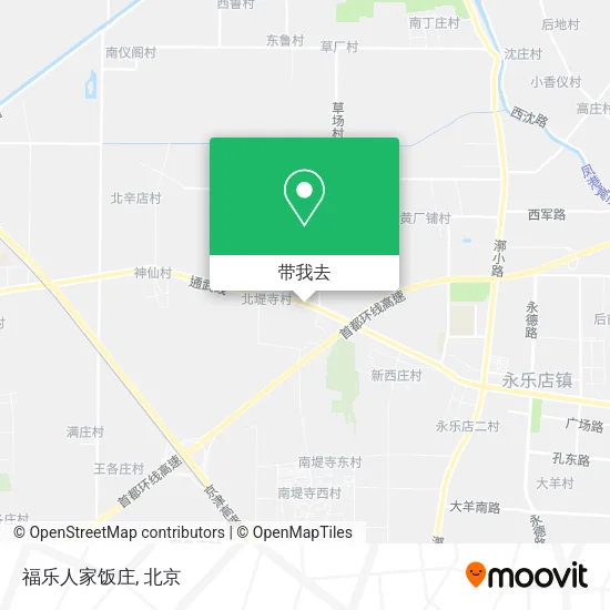 福乐人家饭庄地图