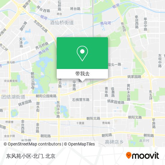 东风苑小区-北门地图