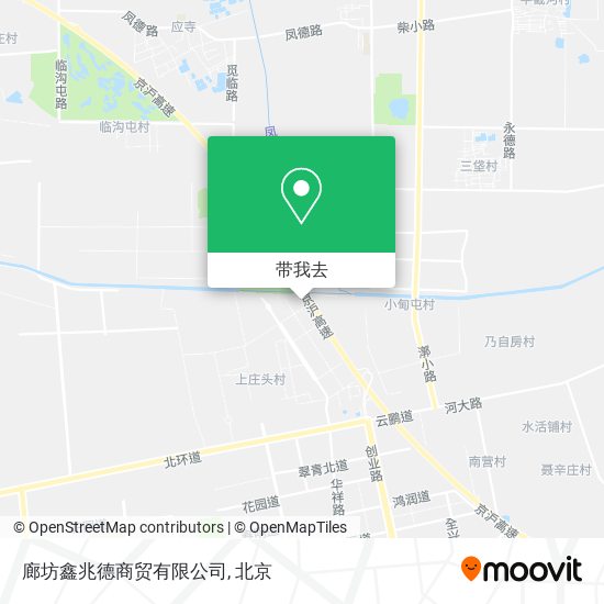廊坊鑫兆德商贸有限公司地图