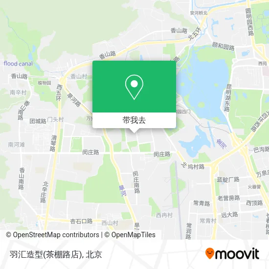 羽汇造型(茶棚路店)地图