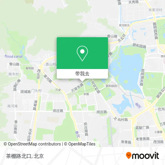 茶棚路北口地图