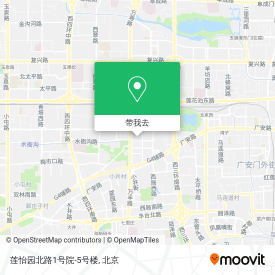 莲怡园北路1号院-5号楼地图