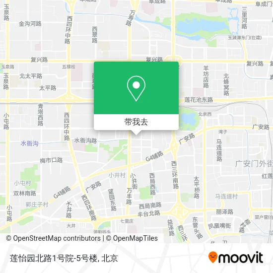 莲怡园北路1号院-5号楼地图