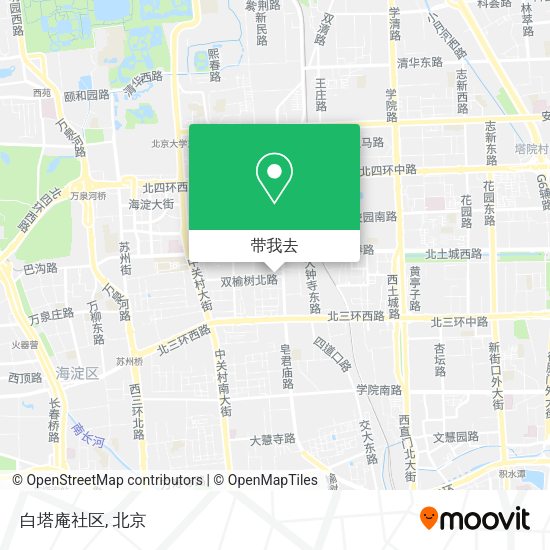 白塔庵社区地图