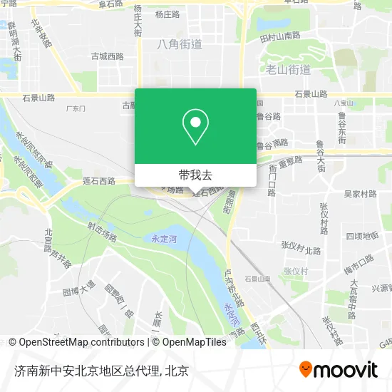 济南新中安北京地区总代理地图