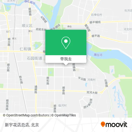 新宇花店总店地图