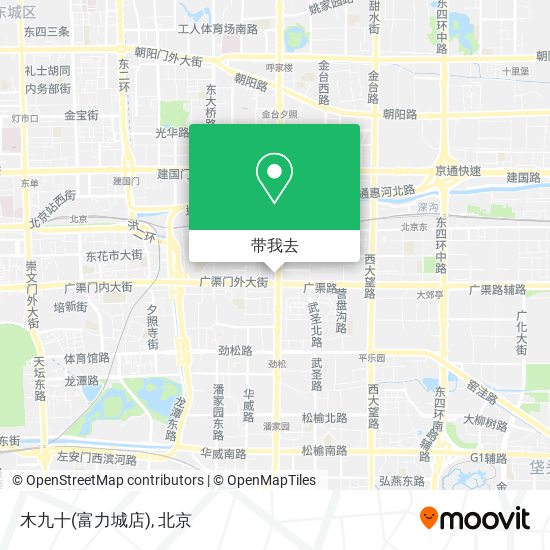 木九十(富力城店)地图