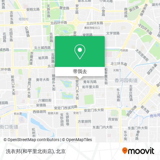 洗衣邦(和平里北街店)地图
