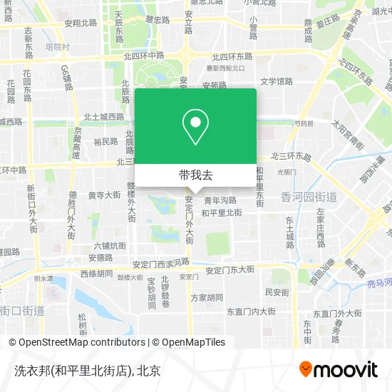 洗衣邦(和平里北街店)地图