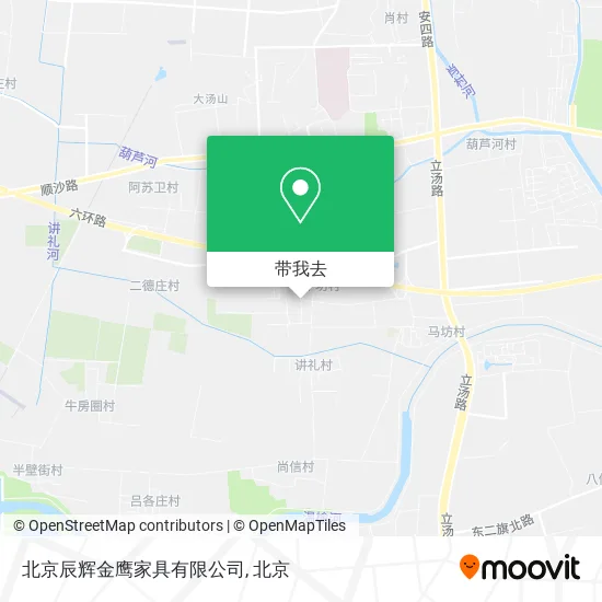 北京辰辉金鹰家具有限公司地图