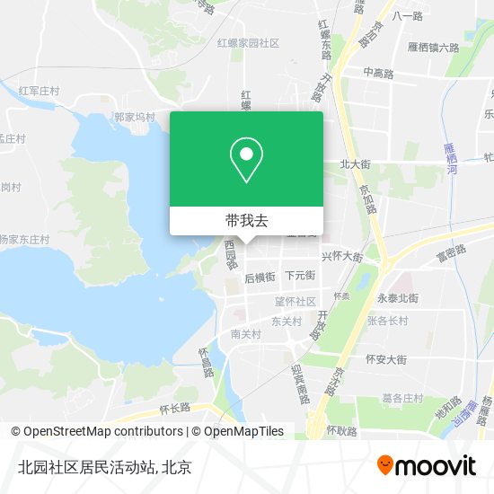 北园社区居民活动站地图