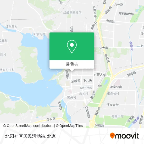 北园社区居民活动站地图