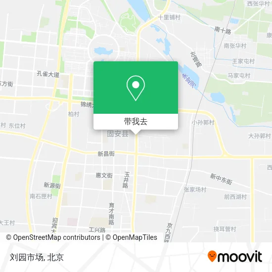 刘园市场地图