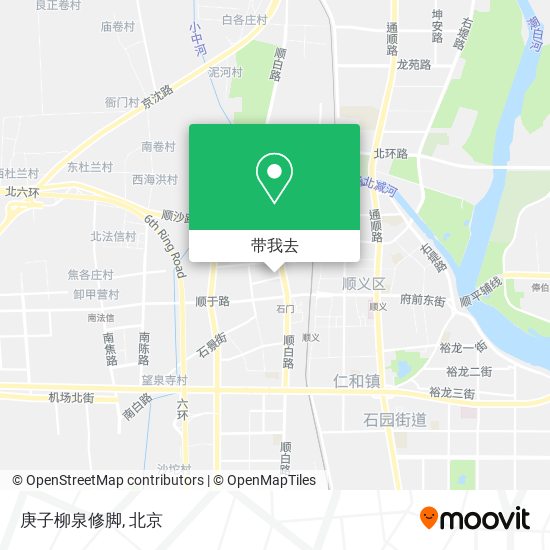 庚子柳泉修脚地图