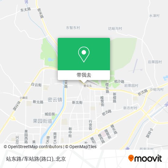 站东路/车站路(路口)地图