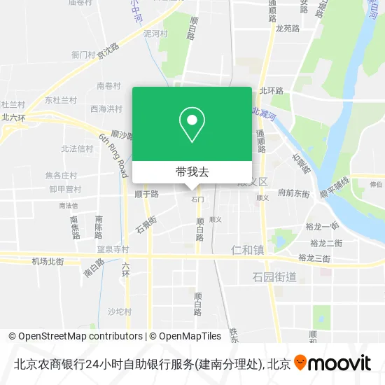 北京农商银行24小时自助银行服务(建南分理处)地图