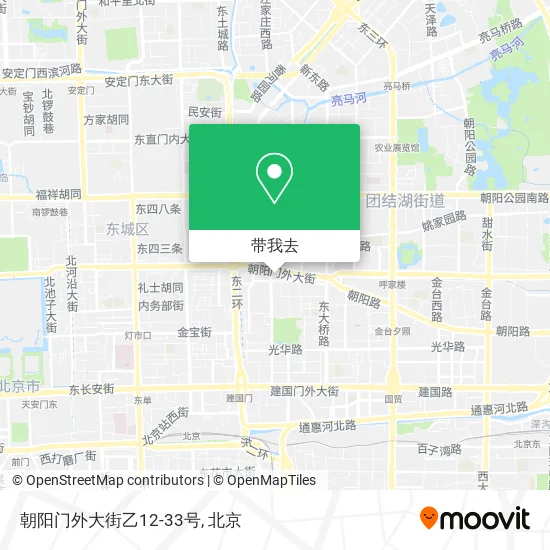 朝阳门外大街乙12-33号地图