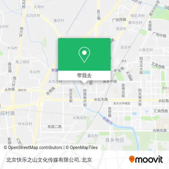 北京快乐之山文化传媒有限公司地图