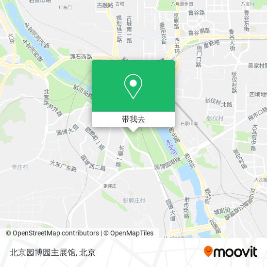 北京园博园主展馆地图