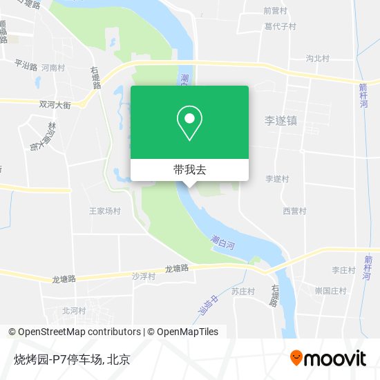 烧烤园-P7停车场地图