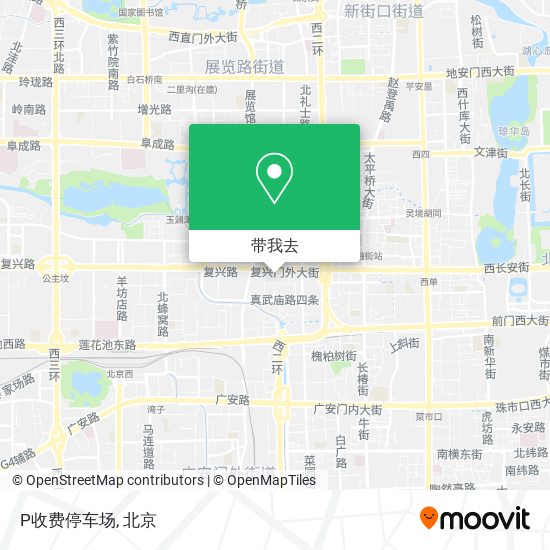 P收费停车场地图