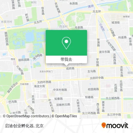 启迪创业孵化器地图