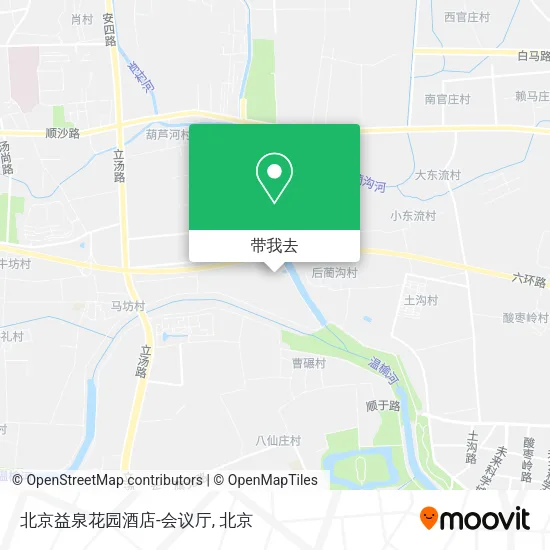 北京益泉花园酒店-会议厅地图