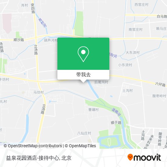 益泉花园酒店-接待中心地图