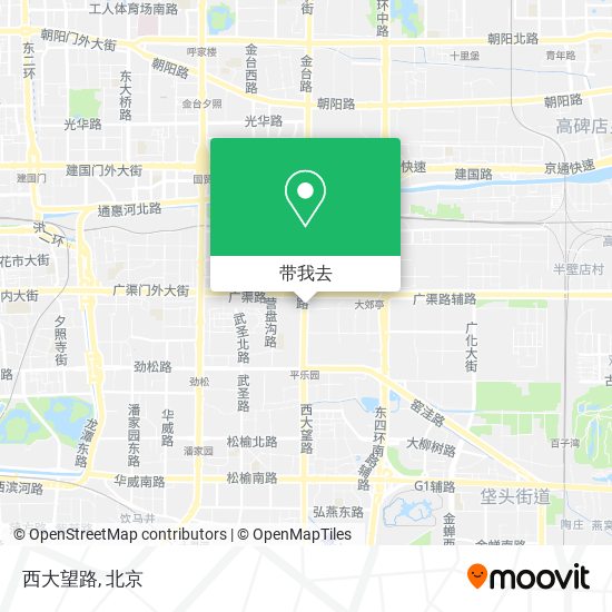 西大望路地图