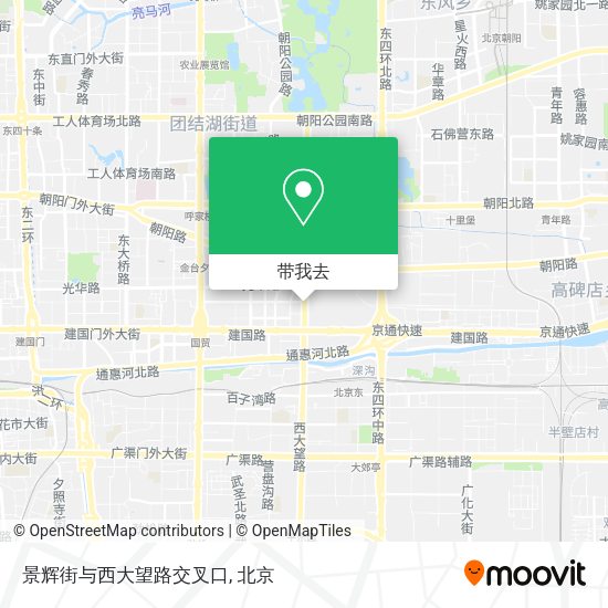 景辉街与西大望路交叉口地图