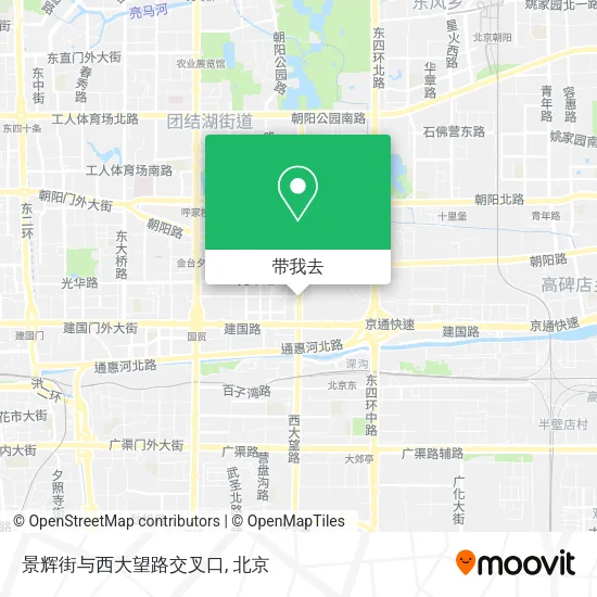 景辉街与西大望路交叉口地图