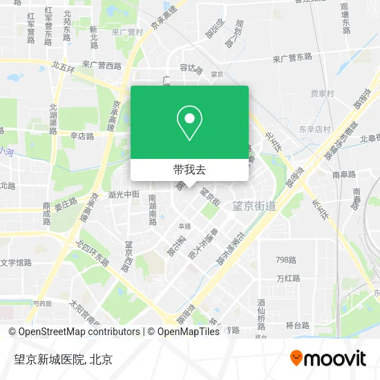 望京新城医院地图