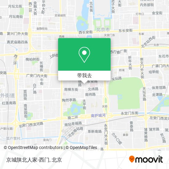 京城陕北人家-西门地图