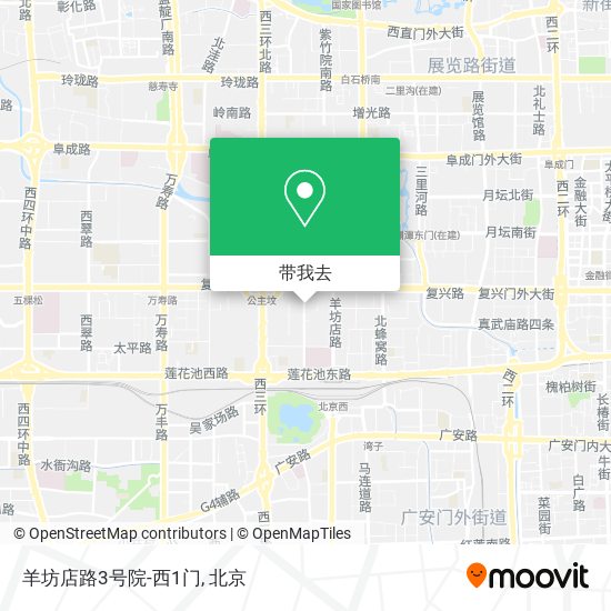 羊坊店路3号院-西1门地图