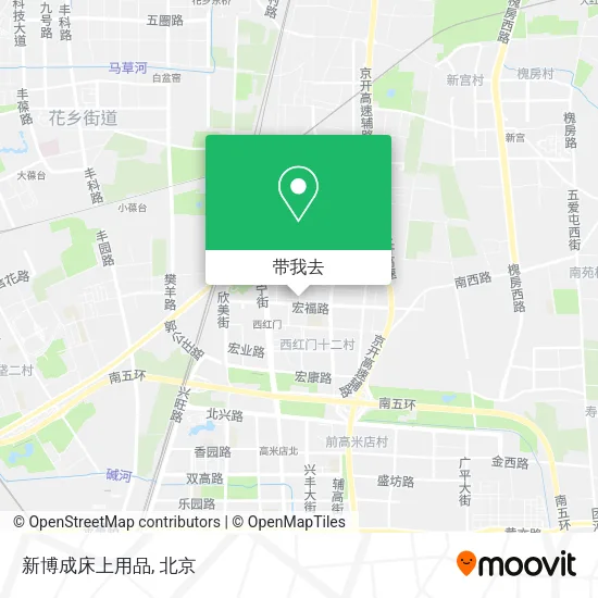 新博成床上用品地图
