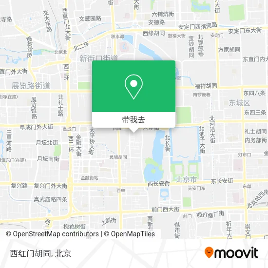 西红门胡同地图