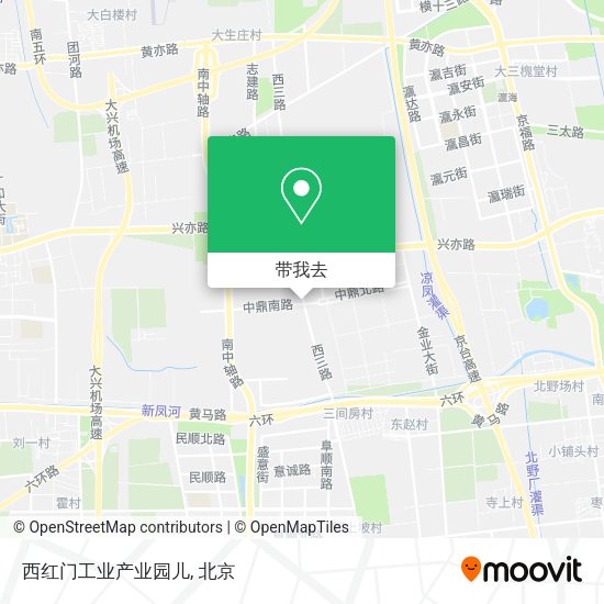 西红门工业产业园儿地图