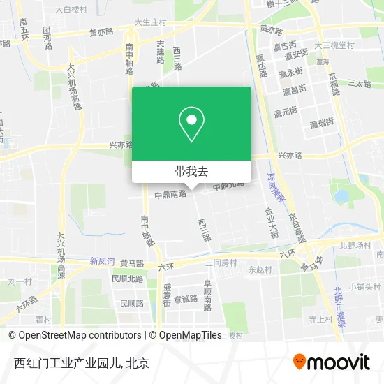 西红门工业产业园儿地图