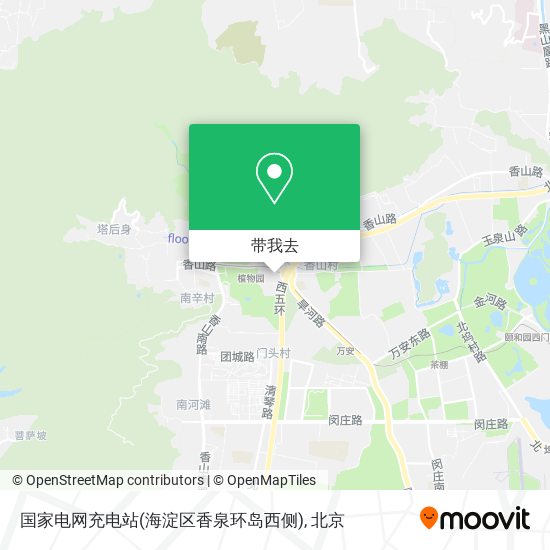 国家电网充电站(海淀区香泉环岛西侧)地图