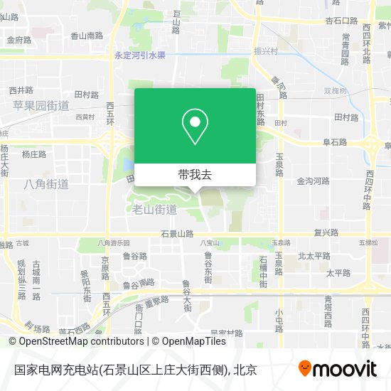 国家电网充电站(石景山区上庄大街西侧)地图