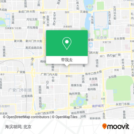 海滨胡同地图