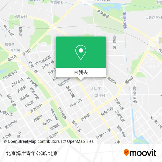 北京海岸青年公寓地图