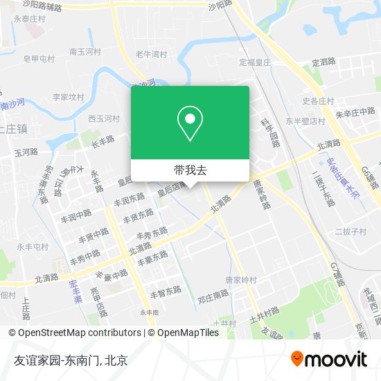 友谊家园-东南门地图