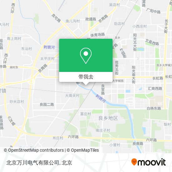 北京万川电气有限公司地图